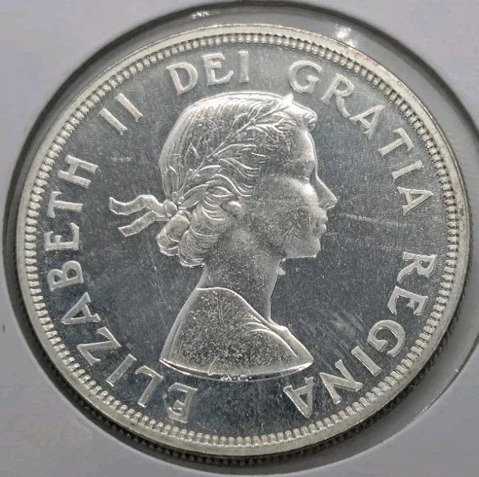 1964 Canada $1 Silver Dollar. 800 Circulated See Desc. Pics Unc - NumisFind