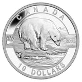 2013 The Polar Bear O Canada Series $10 Pure Silver Matte Proof - Coin only - NumisFind