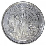 1913-2013 Canada 25 Cent Coin - Artic exploration 100th anniversary BU0