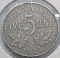 KEY DATE ! - Canada Nickel 5 Cents 1925 - F-15 - NumisFind