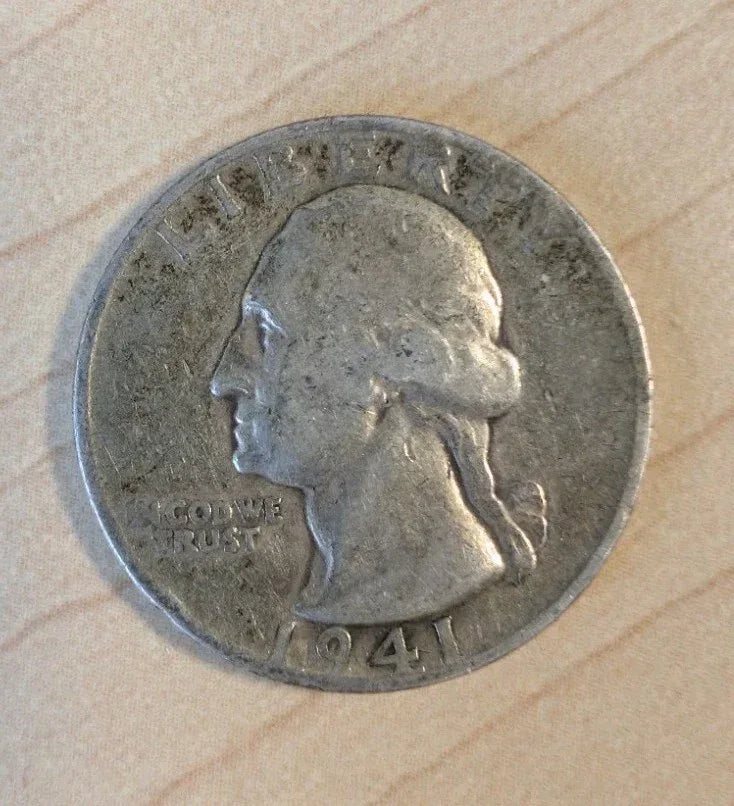 1941 WASHINGTON Quarter Dollar - United States 0.25 USA 25 Cents - 90% Silver - NumisFind
