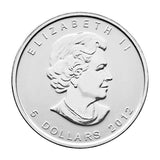 Canada 5 Dollars 2012 Mapple Leaf 1 OZ 9999 Silver Feuille D'érable - NumisFind