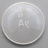 1 oz 999 Silver Round By Elemental Mint - US Refinery - 47 Ag Silver 107.86821