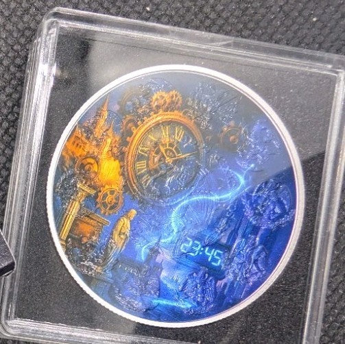 2024 1 oz .999 Silver Libertad Mexico Colorized Key Destiny Edition Coin Low Min3