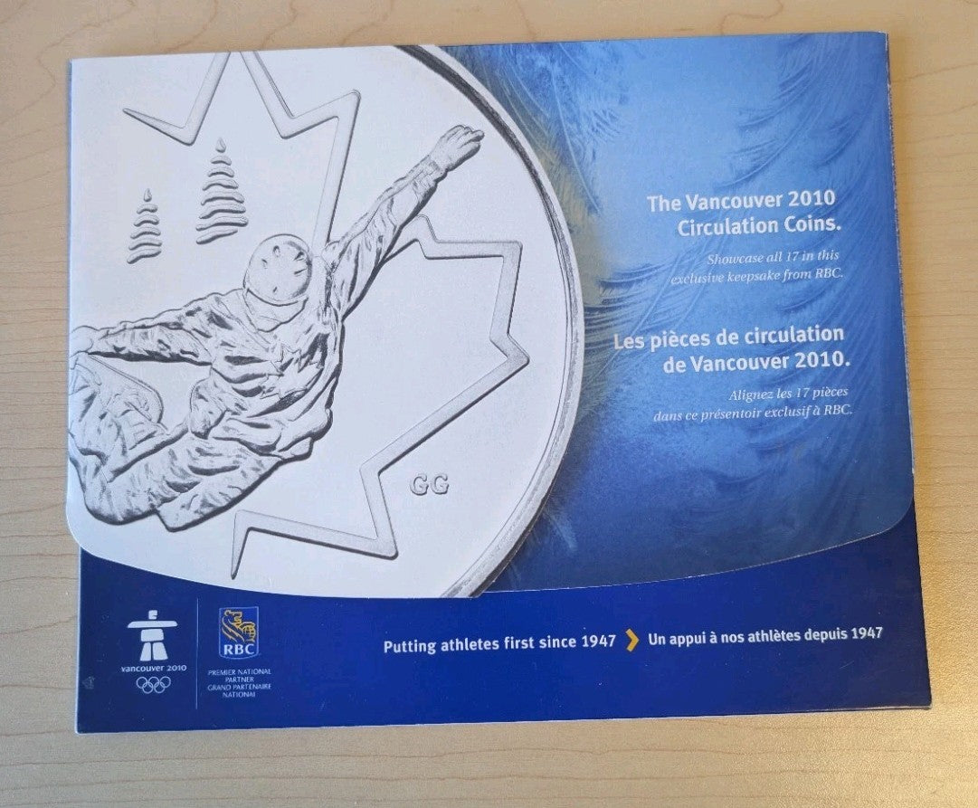 Vancouver 2010 - Circulated Coins Set - 17 commemorative Circulation Coins Set0