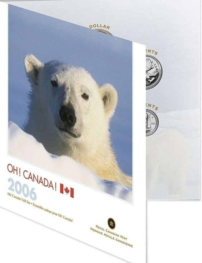 2006 O Canada Oh! Canada! Canadian 7 Coins Gift Set. Mint UNC.0