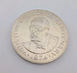 1974 Turks and Caicos 20 Crowns .925 1.15 oz Winston Churchill1