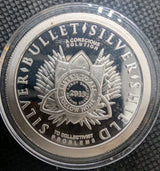 2013 Cannabis Proof - Silver Bullet Silver Shield .999 1 oz Silver Round - NumisFind