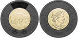 2022 Canada $2 Dollar - Black Toonie - UNCIRCULATED BU from Mint Roll0