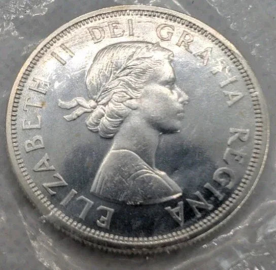 Proof Like Canada 1964 Silver $1.00 One Dollar Coin 18.6g of Silver 80% BU - NumisFind