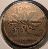 Lot Of 8 Circulated Canada 1 Cent Pre 1960 (G-VG Grade)10