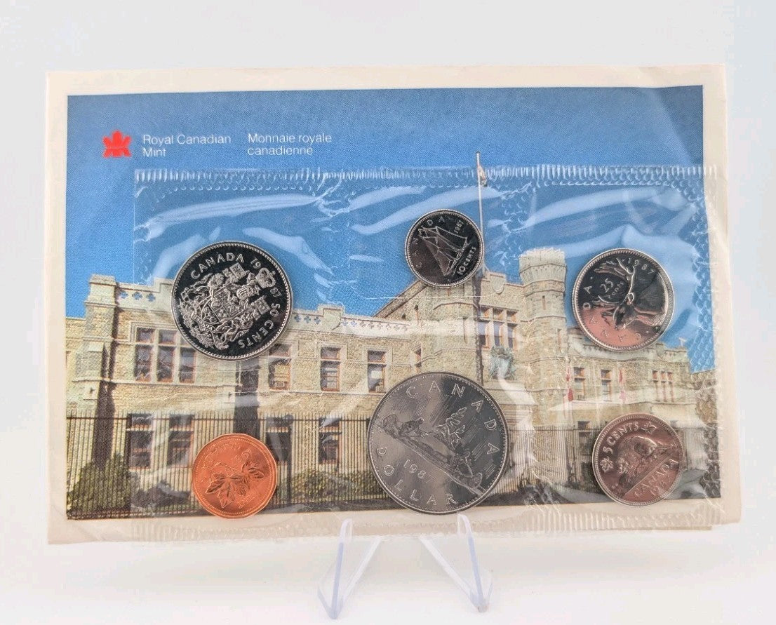 1987 Canada Prooflike PL set - 6 coins in orginal packaging and certificate0