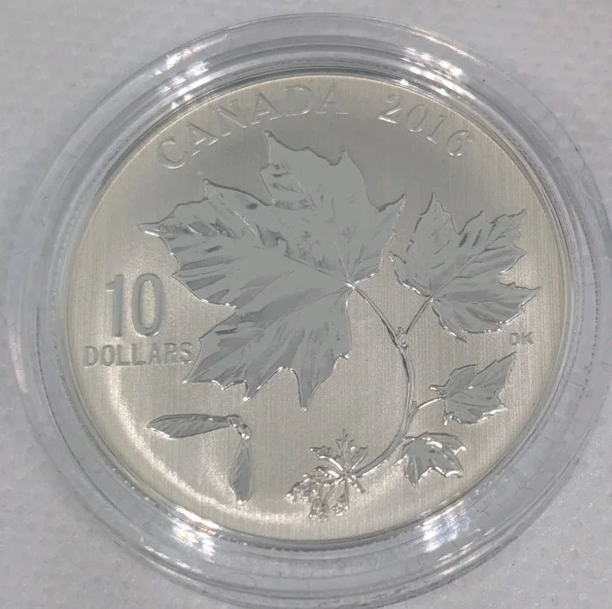 2016 Canada $10 Maple Leaves 9999 Fine Silver Coin RCM Mint - NumisFind