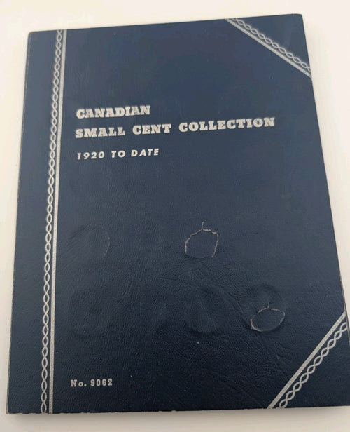 Canadian Small Cent Collection (1920–1972) – Complete - Whitman Album0