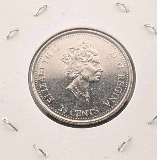 2000 Canada Millennium Series November Freedom BU UNC 25c Piece!!1
