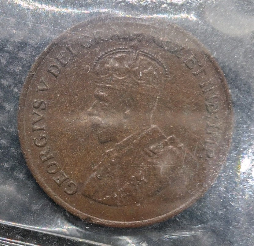 1925 Canada 1 Cent - ICCS EF40 - XQY 5842