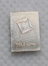 1 Gram .999 Fine Silver Bar - Valcambi Suisse CombiBar piece - UNC1