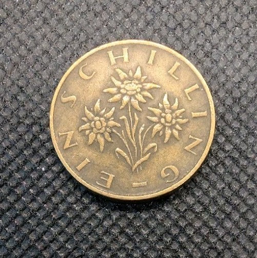 1973 - Austria - Republik Osterreich - 1 Schilling - 1 Shilling Coin.1