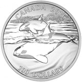 2016 $100 for $100 Orca Whale - Pure Silver Coin1