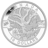 2014 Down By the old Maple tree O Canada Serie $10 Pure Silver Proof - Coin only - NumisFind