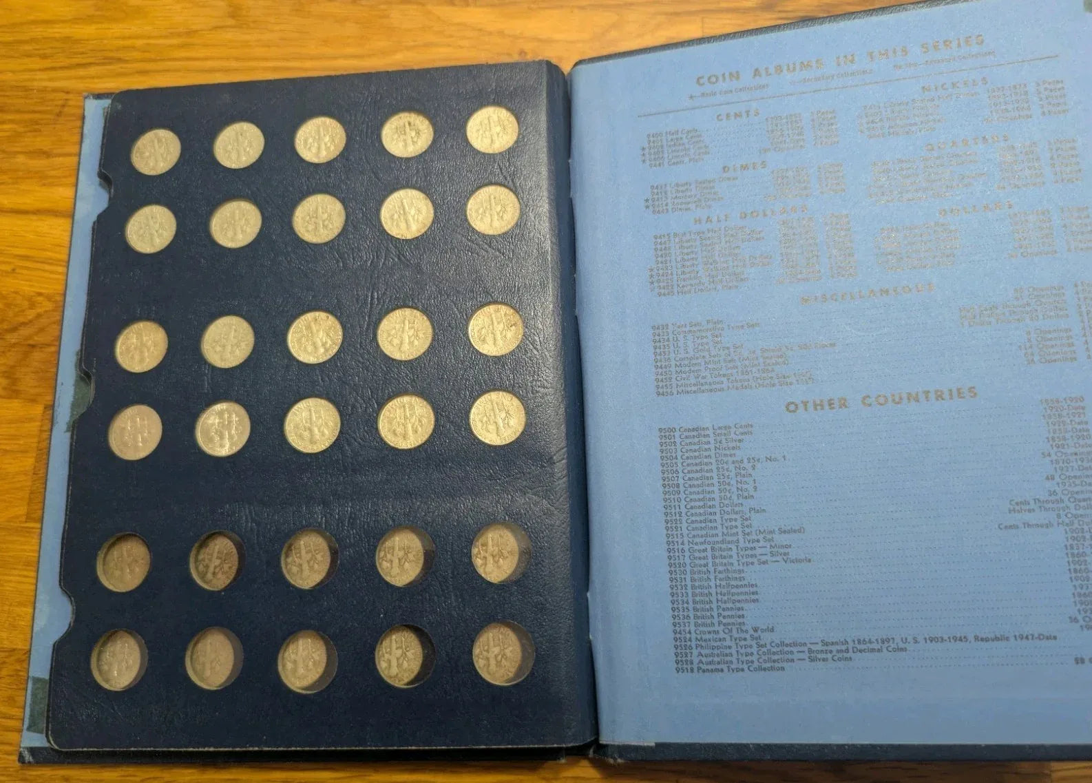 1946-1966 Roosevelt Dime Complete Set Of 50 Coins Album Circulated And Unc - NumisFind