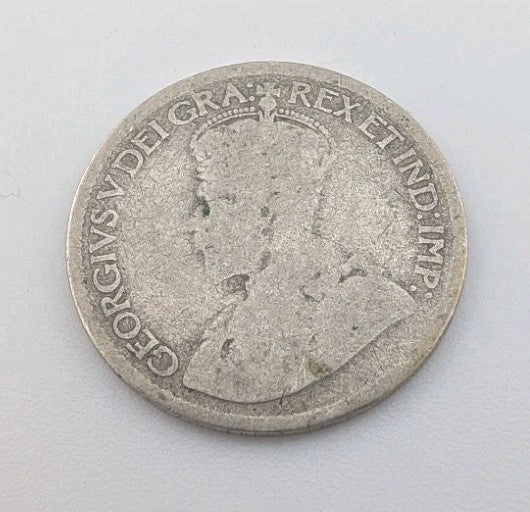 1920 Canadian Silver 10 cent Dime King George V1