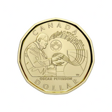 Canada 2022 Oscar Peterson 1 Dollar Non & Coloured Canadian Loonie mint rolls2