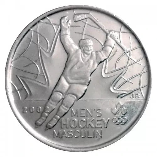 Canada 2009 25 cents Mens Hockey  BU Canadian Quarter0
