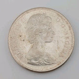 1967 Canada Queen Elizabeth II Canada Goose Silver 1 dollar coin .800 80% pure1