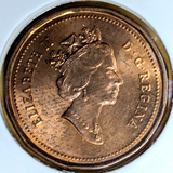 1995 Canada one cent penny - AU1