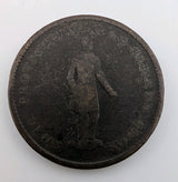 Province Of Canada City Bank 1837 1c One Copper Penny Token One Penny/Deux sous1