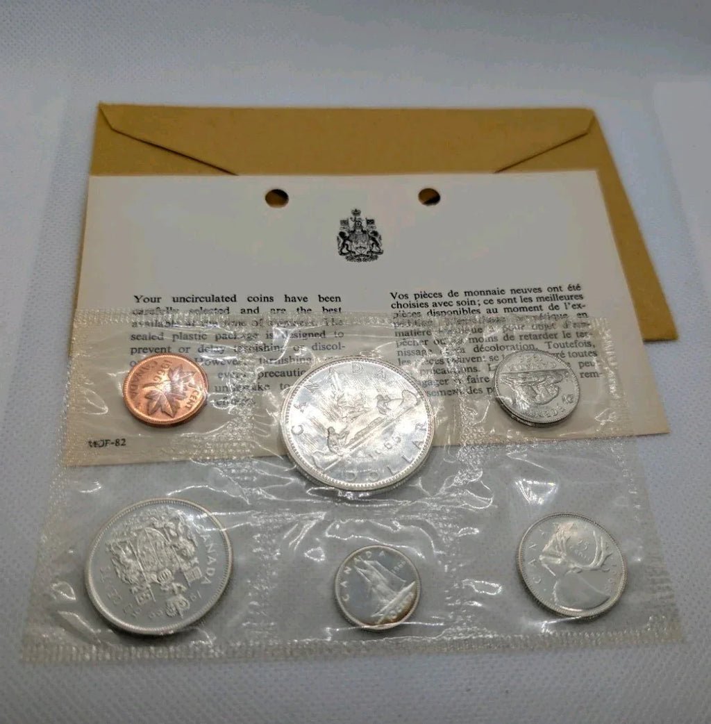 1966 Canada proof like mint set PL With original COA + Enveloppe! MINT! - NumisFind