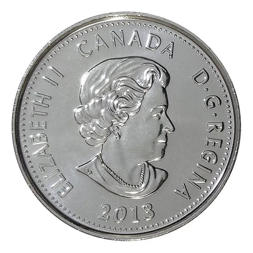 Canada 2013 Laura Secord 25 cents Nice UNC from roll - BU Canadian Quarter  1