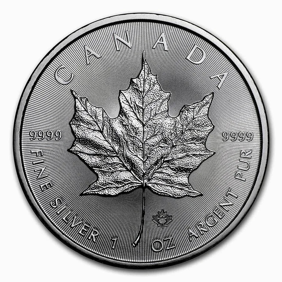 Canada 5 Dollars 2018 Mapple Leaf 1 OZ 9999 Silver Feuille D'érable - NumisFind