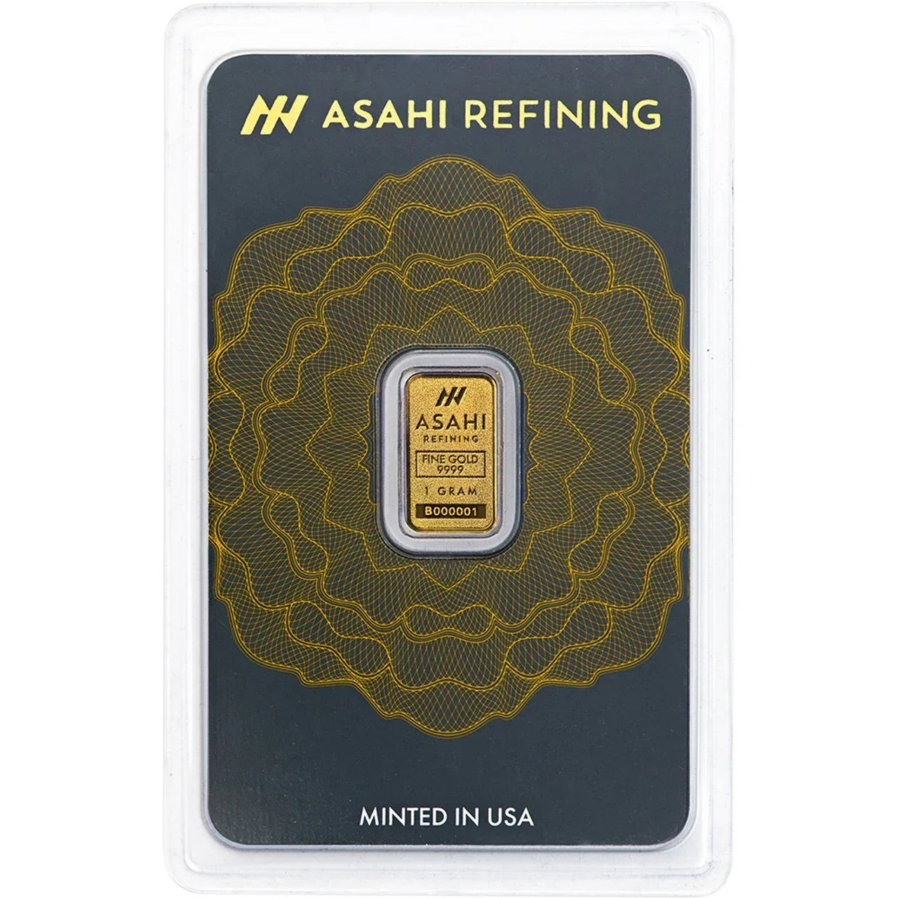 1g .999 fine Gold asahi Bullion Bar. Solid pure 24k gold for investment/gift - NumisFind