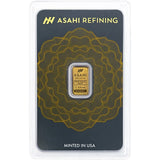 1g .999 fine Gold asahi Bullion Bar. Solid pure 24k gold for investment/gift - NumisFind