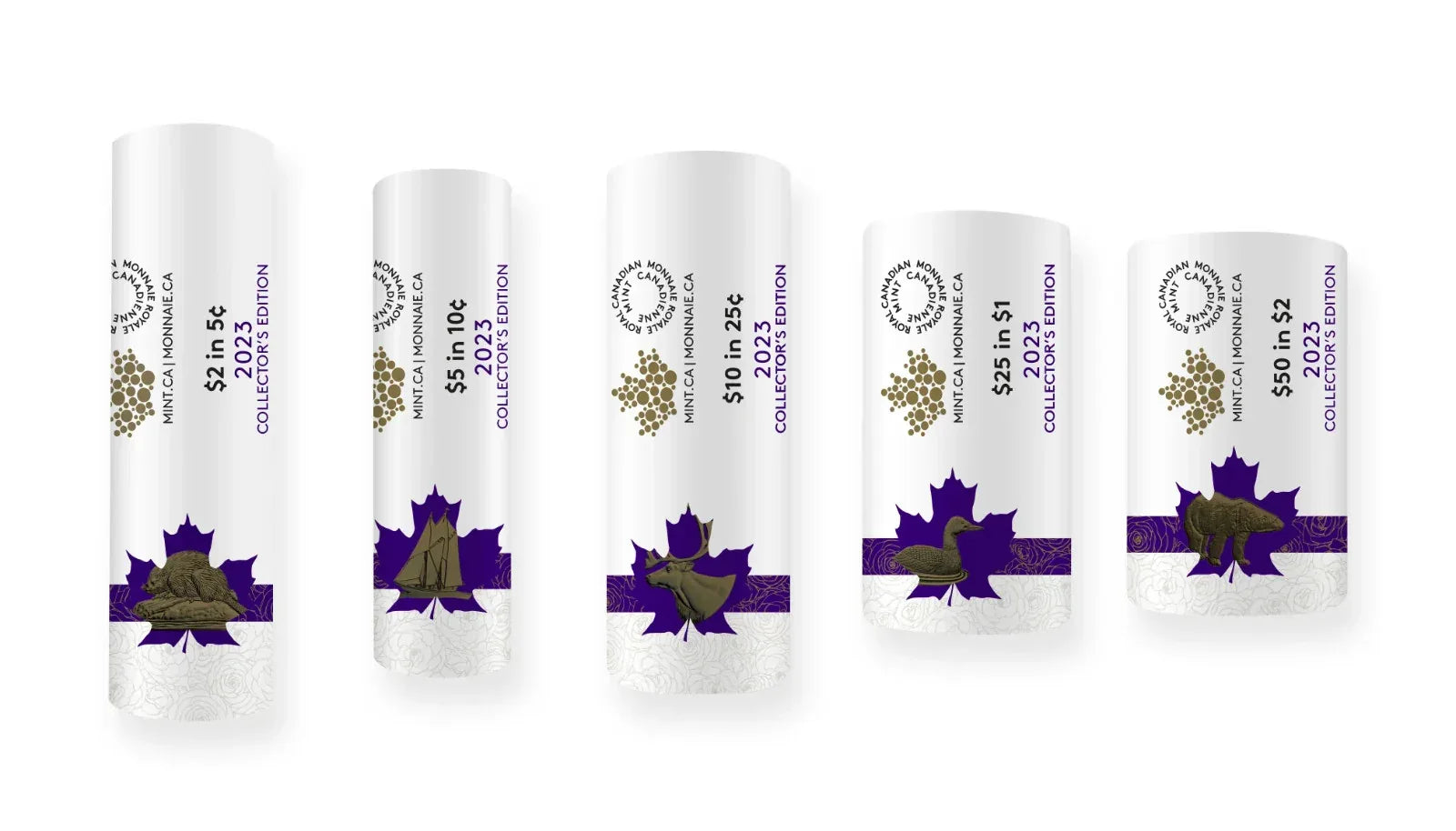 2023 Canada Queen Elizabeth Special Wrap Roll Sets First Strikes - NumisFind