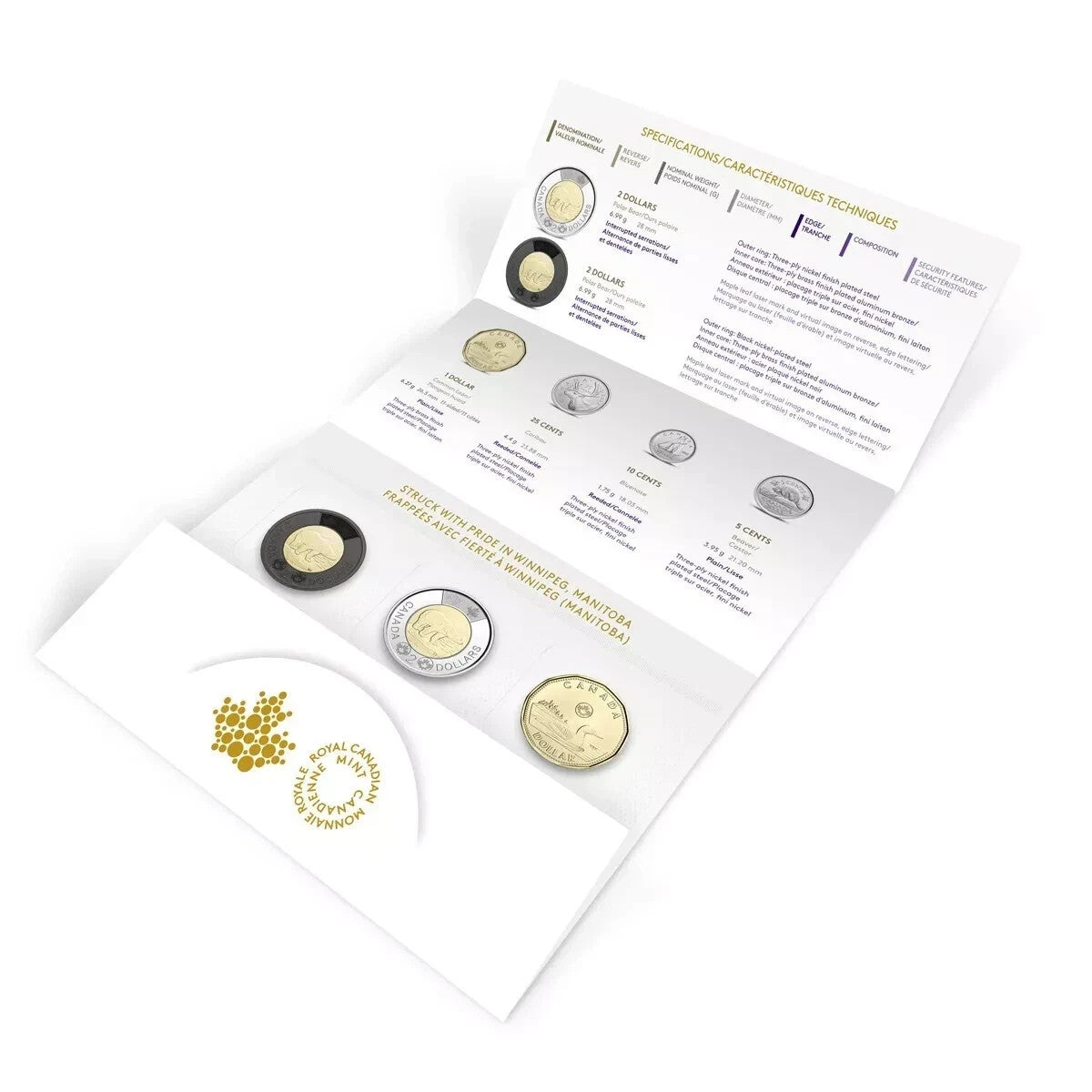 2022 QEII Queen Elizabeth Last Strikes Coin Set in Original RCM Packaging!!3