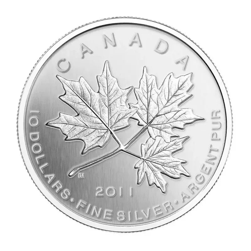 2011 Canada $10 fine silver coin - Maple Leaf Forever - NumisFind