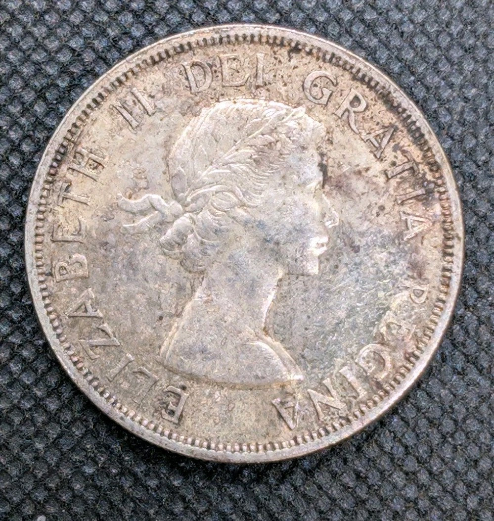 1956 Silver Dollar Canada AU 80% Silver - 0.6oz of silver1