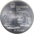 1973 Montreal Olympics .925 SILVER $5 Coin - Kingston and Sailboats - NumisFind
