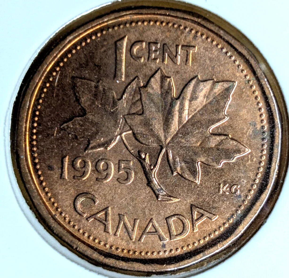 1995 Canada one cent penny - AU - NumisFind