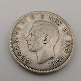 Canada 1941 25 Cents 25c Canadian Caribou Quarter Coin - 80% Silver - ASW .150oz1