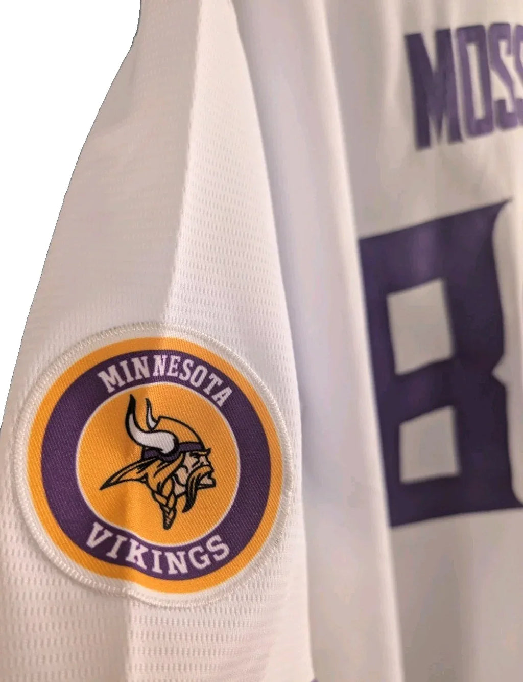 NFL Randy Moss #84 Vikings Jersey XXL MLB Shirt Style Genuine MLB Merchandise - NumisFind