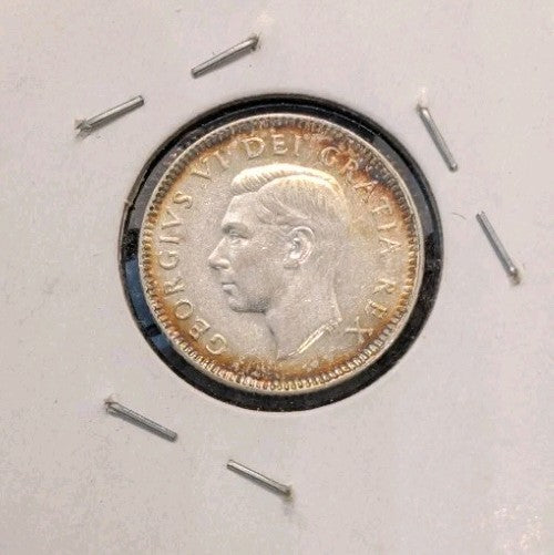 Canada 1949 10 CENT  -  EF-45 0.8 Silver coin canada1