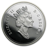 CANADA  1990  PROOF  SILVER  DOLLAR 1690 - 1990  KELSEY1