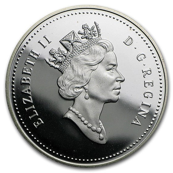 CANADA  1990  PROOF  SILVER  DOLLAR 1690 - 1990  KELSEY1