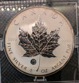 RARE 1 oz Silver Maple Leaf 2008 Fabulous 12 Privy Mark CANADA 5$ - Light Toning0
