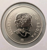  Canada SPECIMEN FROSTED FINISH 5 cents Nickel coin, Caribou, Mint UNC, 20191