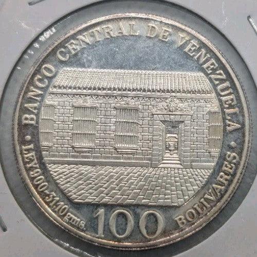 Venezuela 1oz Silver Coin 1983 100 Bolivares - NumisFind